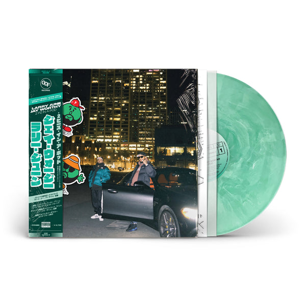 Larry June & Jay Worthy '2 P'z In A Pod' Limited Edition Deluxe Color Vinyl w/ Obi Strip, Stickers & Poster