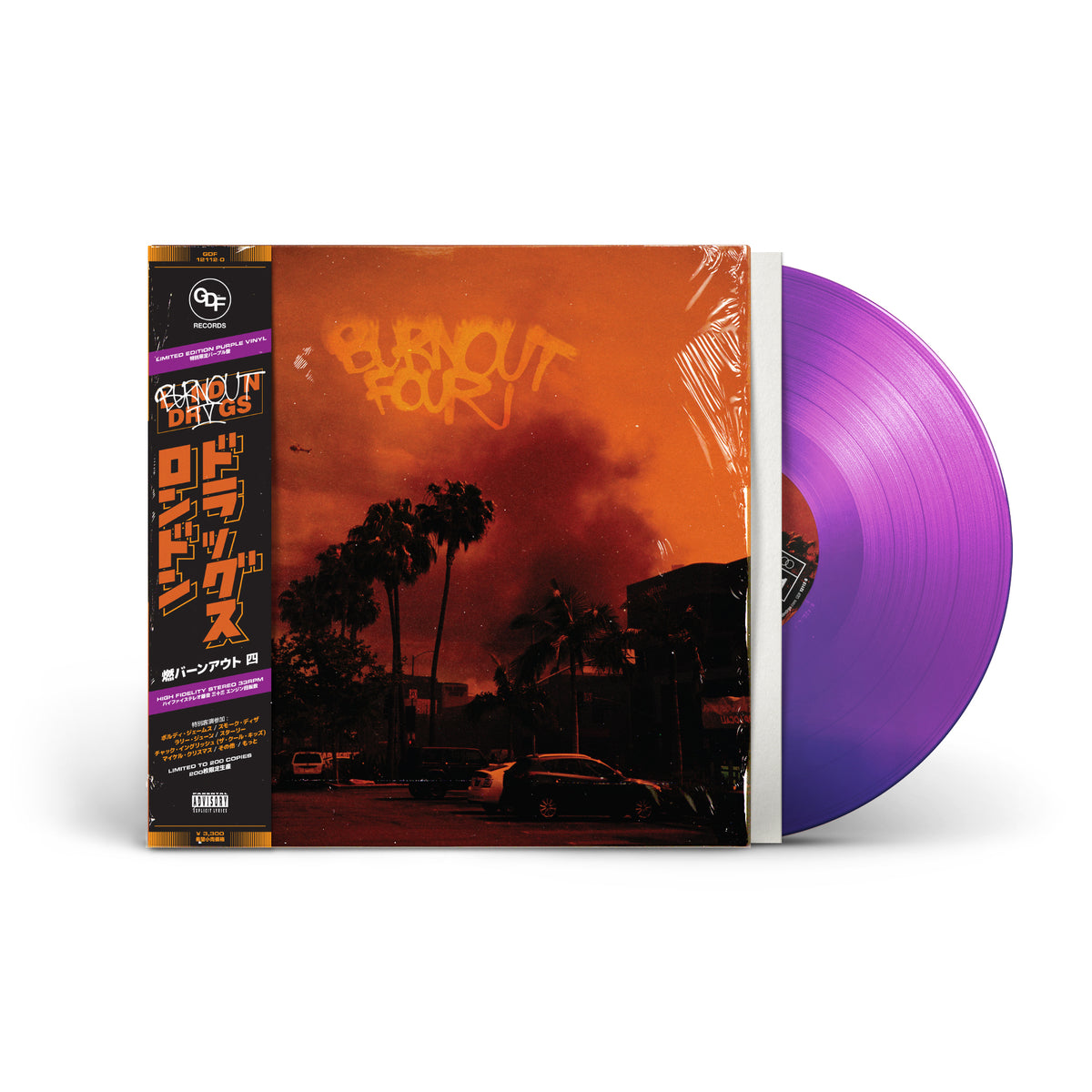 BURNOUT 4' Limited Edition Vinyl w/ Obi Strip – LNDN DRGS