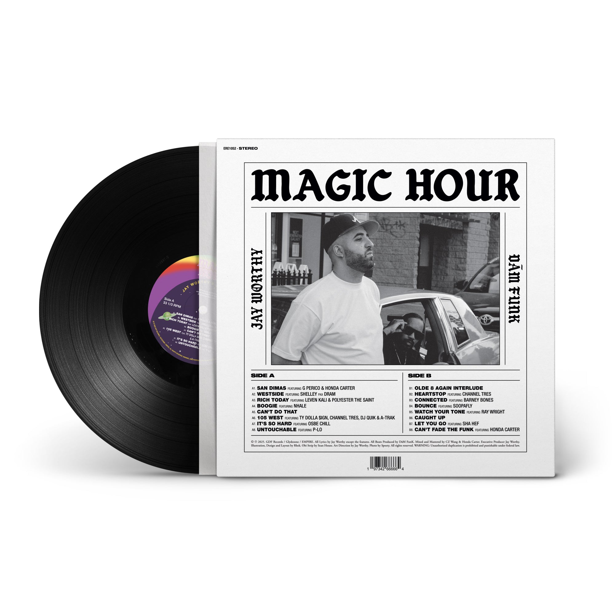 MAGIC HOUR JAY WORTHY & DAM FUNK LP クリア盤 MAGIC HOUR JAY WORTHY & DAM FUNK LP クリア盤 Jay Worthy x