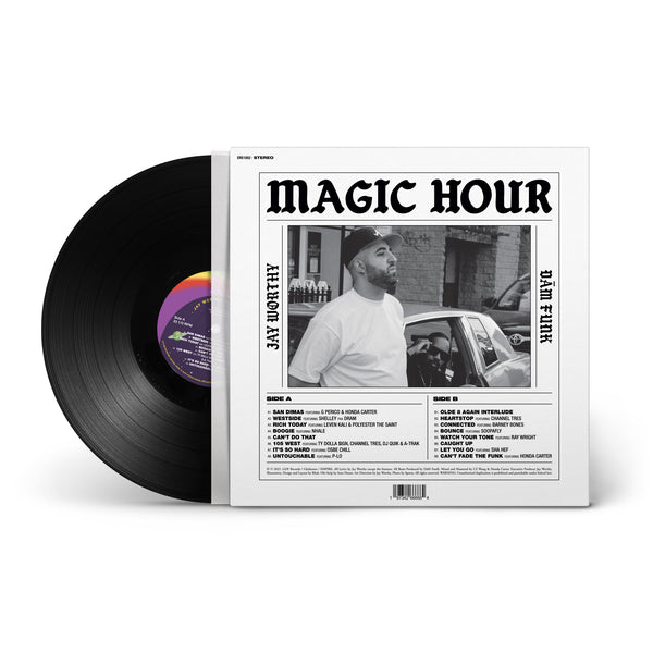 Jay Worthy x DāM FunK 'MAGIC HOUR' Black Vinyl
