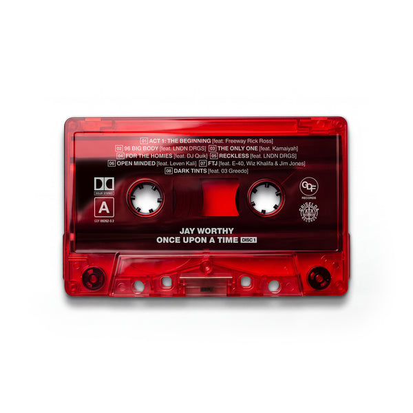 Jay Worthy 'Once Upon A Time' Double Red Cassette Tape