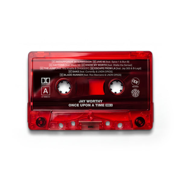 Jay Worthy 'Once Upon A Time' Double Red Cassette Tape