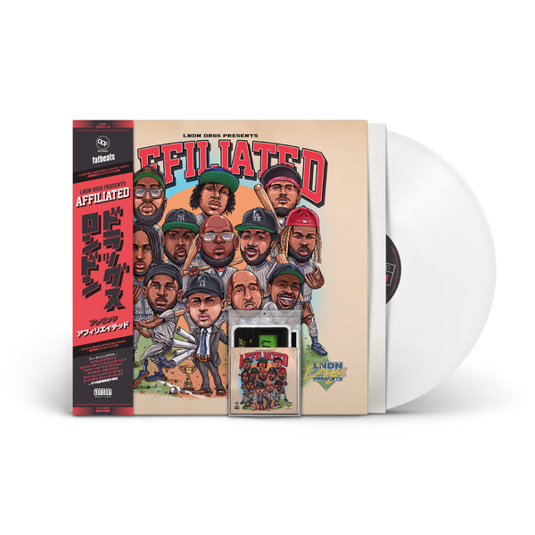 'AFFILIATED' Limited Edition White Vinyl w/ Obi Strip & Sticker Pack