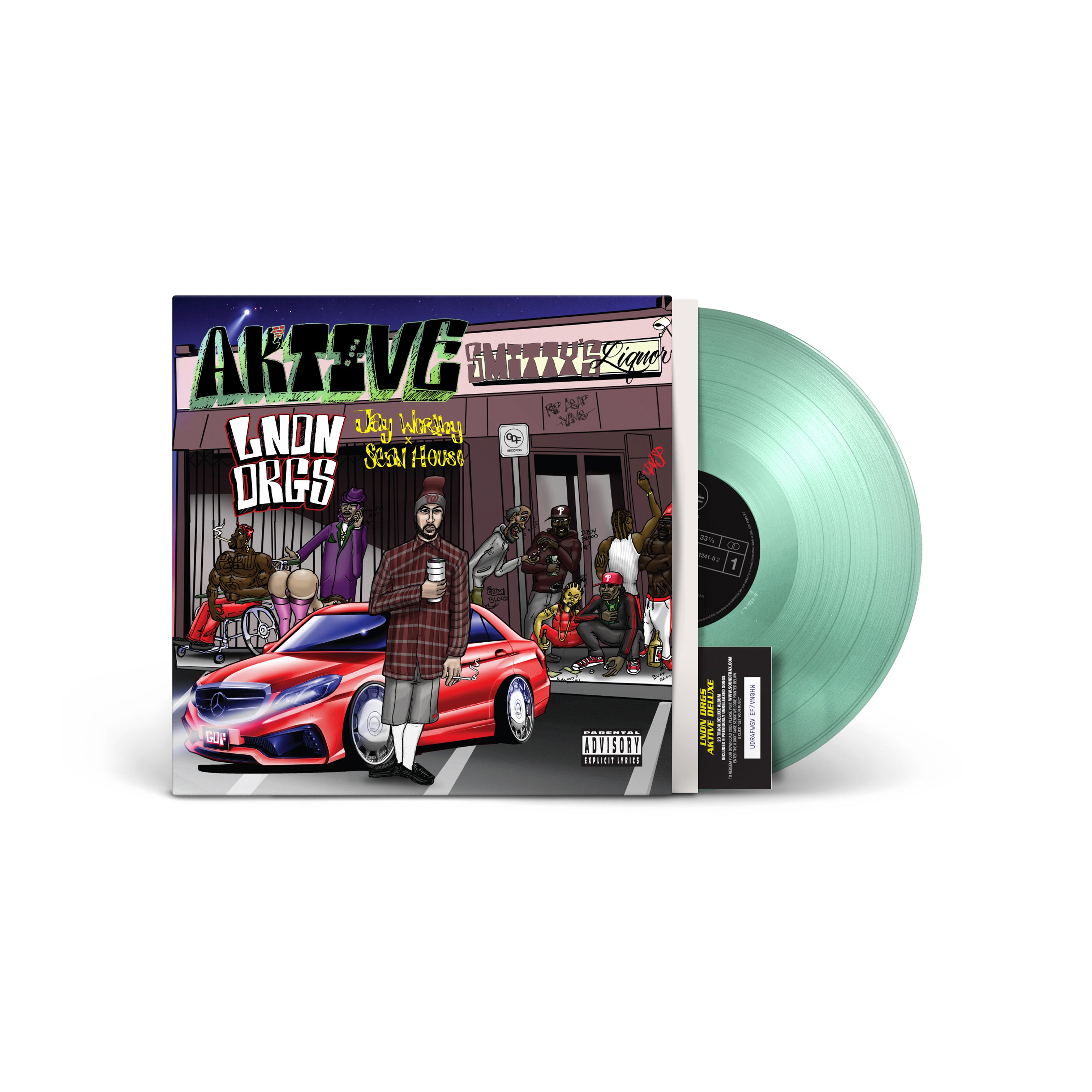 洋楽 LNDN DRGS Jay Worthy green white vinyl Larry June & Jay